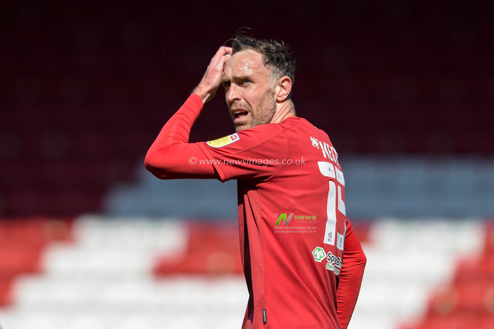 Richard Keogh #15 of Huddersfield Town in action during the game