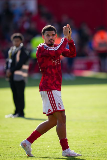 Morgan Gibbs-White of Nottingham Forest  applauds the fans after the final whistle  during the Premier League match Nottingham Forest vs Tottenham Hotspur at City Ground, Nottingham, United Kingdom on 05 September 2026

(Photo by Maynard Manyowa/News Images)