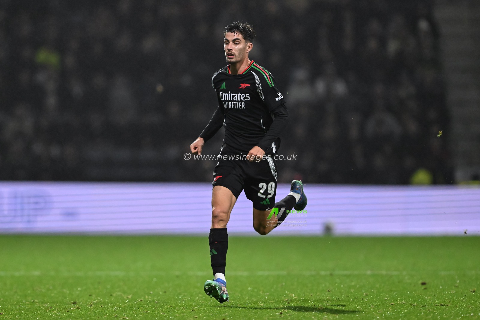 Kai Havertz of Arsenal during the Carabao Cup Last 16 match Preston North End vs Arsenal at Deepdale, Preston, United Kingdom, 30th October 2024

(Photo by Cody Froggatt/News Images)