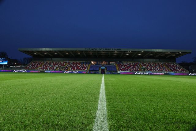 A general view of The DIY Kitchens Stadium during the Betfred Super League Round 1 match Wakefield Trinity vs Toulouse Olympique at DIY Kitchens Stadium, Wakefield, United Kingdom on 14 February 2026

(Photo by Richard Bierton/News Images)