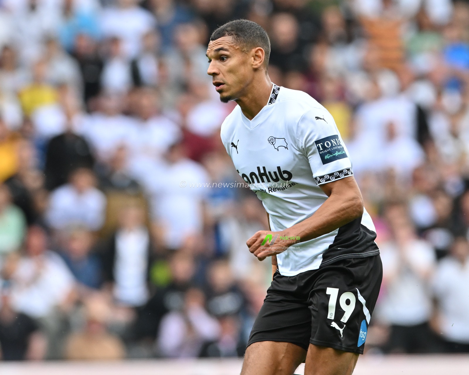 Kayden JACKSON of Derby County FC during the Sky Bet Championship match Derby County vs Middlesbrough at Pride Park Stadium, Derby, United Kingdom, 17th August 2024

(Photo by Mark Dunn/News Images)