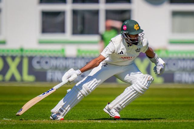 Haseeb Hameed of Nottinghamshire takes a run during Leicestershire County Cricket Club vs Nottinghamshire County Cricket Club in Country Cricket Division One Day 1 at Grace Road, Leicester, United Kingdom on 01 May 2026

(Photo by Maynard Manyowa/News Images)