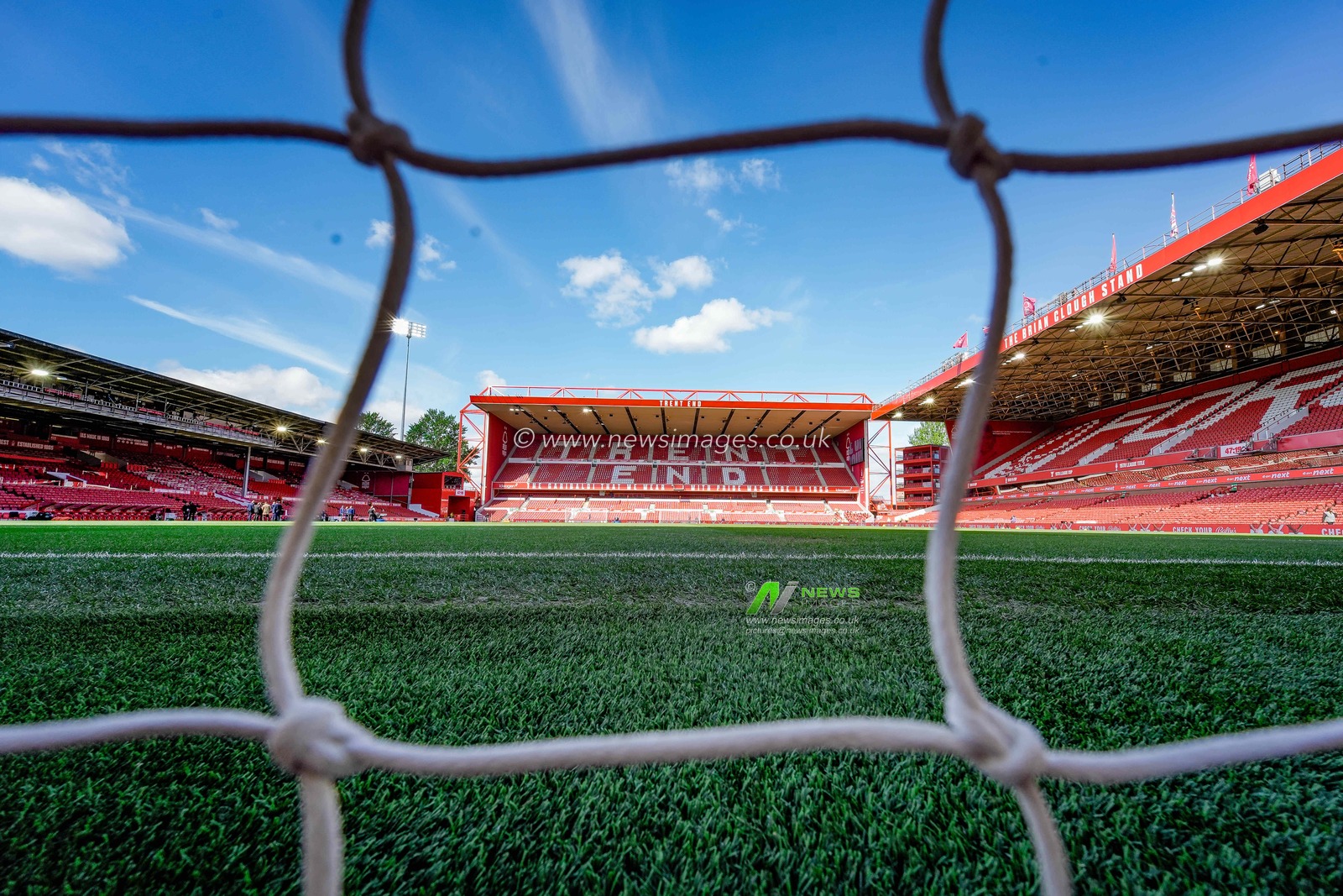 A general view of the pitch and stands during the Premier League match Nottingham Forest vs Burnley at City Ground, Nottingham, United Kingdom on 19 April 2026

(Photo by Maynard Manyowa/News Images)
