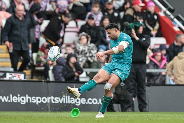 Rhyse Martin of Hull KR during the Betfred Super League round 11 match Leigh Leopards vs Hull KR at Leigh Sports Village, Leigh, United Kingdom on 16 May 2026

(Photo by Mark Cosgrove/News Images)
