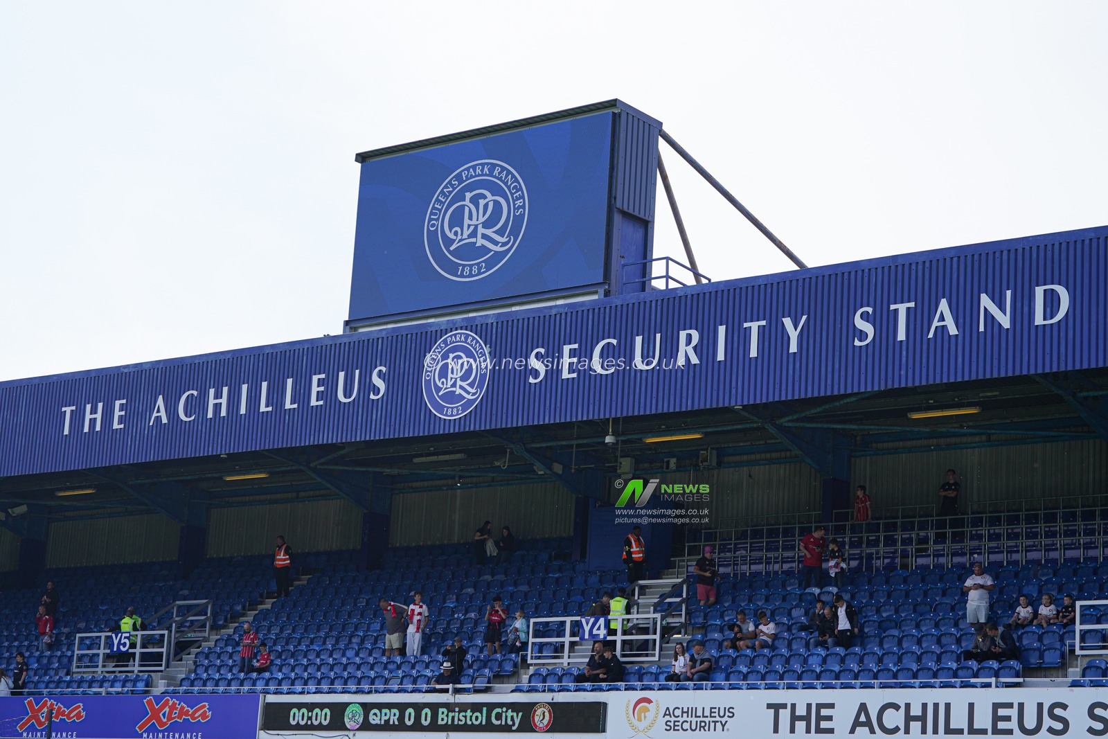 General view of kiyan prince foundation stadium during the Sky Bet Championship match Queens Park Rangers vs Bristol City at Kiyan Prince Foundation Stadium, London, United Kingdom, 12th April 2025

(Photo by Harvey Murphy/News Images)