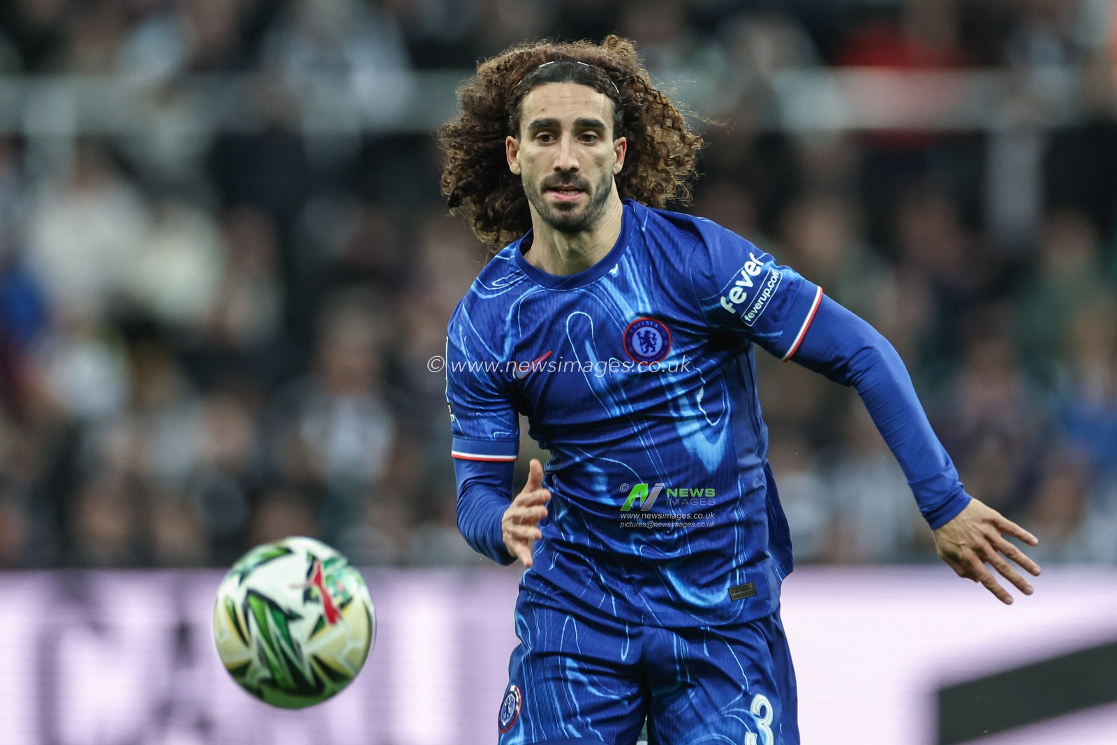 Marc Cucurella of Chelsea in action during the Carabao Cup Last 16 match Newcastle United vs Chelsea at St. James's Park, Newcastle, United Kingdom, 30th October 2024

(Photo by Mark Cosgrove/News Images)