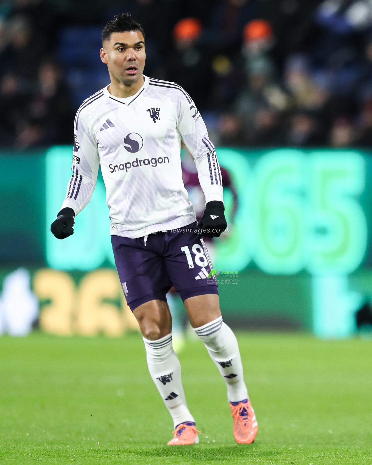 Casemiro of Manchester United during the Premier League match Burnley vs Manchester United at Turf Moor, Burnley, United Kingdom, 7th January 2026

(Photo by Jorge Horsted/News Images)

*** GER AUT SUI OUT ***