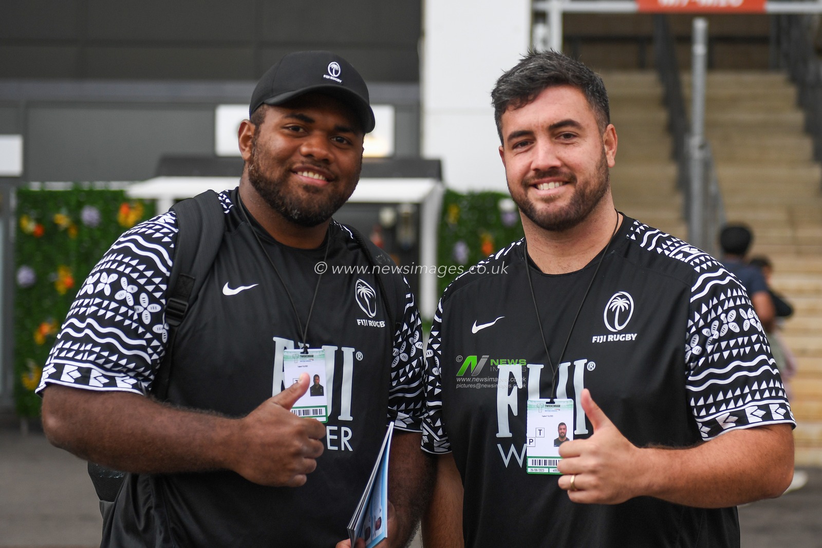 Fiji fans ahead of the 2023 Summer Series match England vs Fiji at Twickenham Stadium, Twickenham, United Kingdom, 26th August 2023

(Photo by Mike Jones/News Images)
