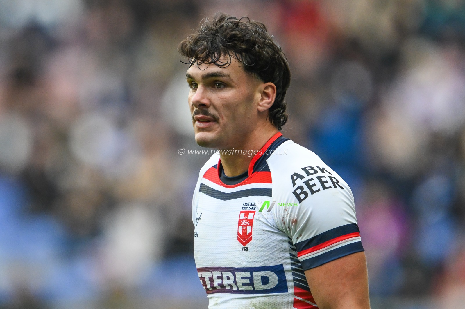 Herbie Farnworth of England during the ABK Beer Internationals Series match England vs Samoa at The Brick Community Stadium, Wigan, United Kingdom, 27th October 2024

(Photo by Craig Thomas/News Images)