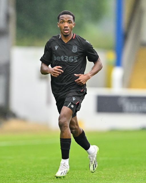 Eric Bocat of Stoke City during the Pre-season friendly match Chester vs Stoke City at Deva Stadium, Chester, United Kingdom, 11th July 2024

(Photo by Cody Froggatt/News Images)