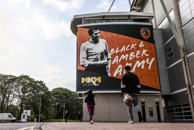 A general view of MKM Stadium ahead of theSky Bet Championship Play-Offs Semi-Final first leg Hull City v Millwall at MKM Stadium, Hull, United Kingdom on 08 May 2026

(Photo by Alfie Cosgrove/News Images)