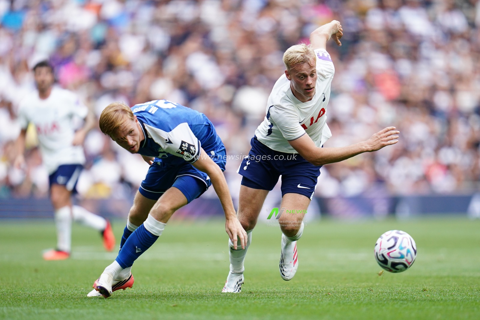 during the pre-season friendly match Tottenham Hotspur vs Hoffenheim at Tottenham Hotspur Stadium, London, United Kingdom on 15 August 2026

(Photo by Harvey Murphy/News Images)