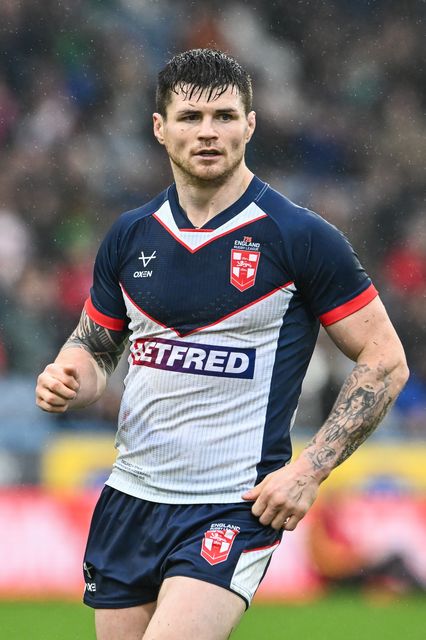 John Bateman of England during the Rugby League International match England vs Tonga at John Smith's Stadium, Huddersfield, United Kingdom, 28th October 2023

(Photo by Craig Thomas/News Images)