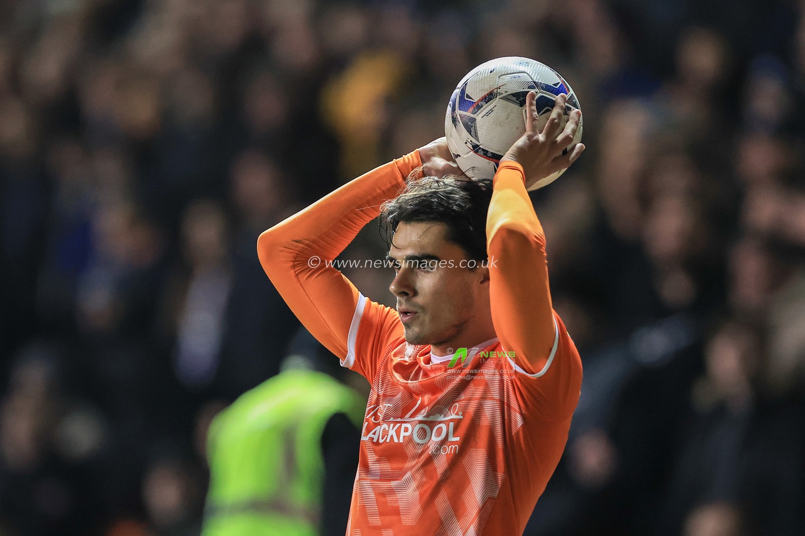 Reece James #5 of Blackpool during the game