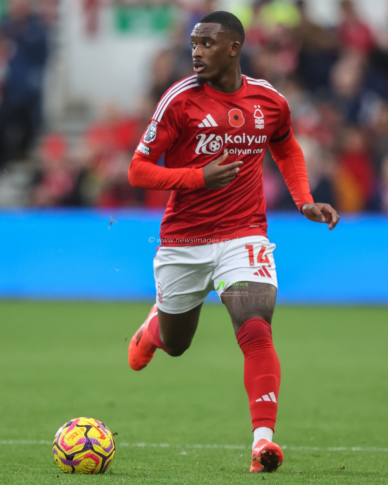 Callum Hudson-Odoi of Nottingham Forest during the Premier League match Nottingham Forest vs West Ham United at City Ground, Nottingham, United Kingdom, 2nd November 2024

(Photo by Alfie Cosgrove/News Images)