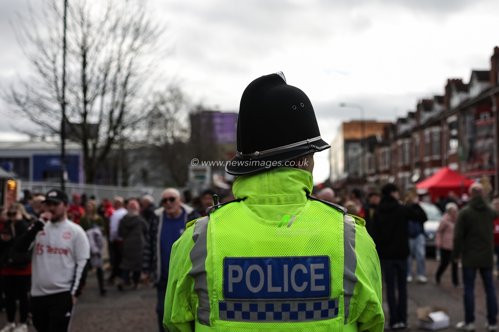 Police are in attendance during the Premier League match Manchester United vs Crystal Palace at Old Trafford, Manchester, United Kingdom on 01 March 2026

(Photo by Mark Cosgrove/News Images)