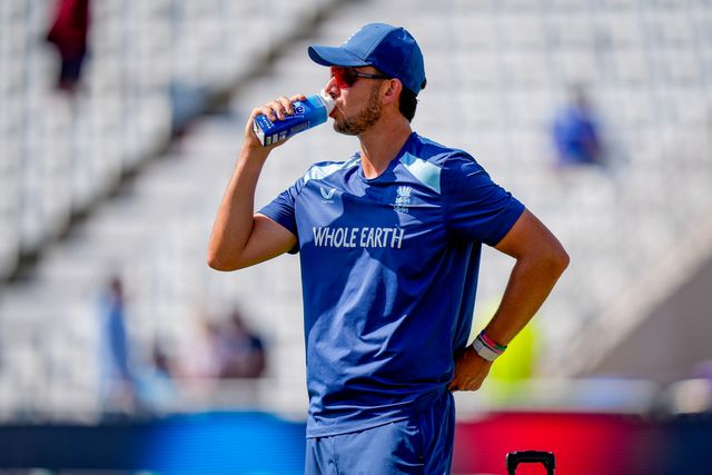 Josh Tongue of England in the pre-game warm up during the 3rd Rothesay Test Match Day 1 match England vs New Zealand at Trent Bridge, Nottingham, United Kingdom on 25 June 2026

(Photo by Maynard Manyowa/News Images)