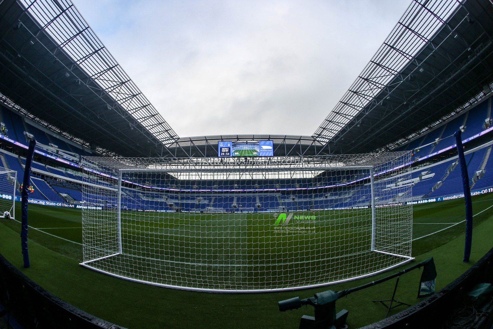 A general view of Hill Dickinson Stadium ahead of the Premier League match Everton vs Nottingham Forest at Hill Dickinson Stadium, Liverpool, United Kingdom, 6th December 2025

(Photo by Alfie Cosgrove/News Images)

*** GER AUT SUI OUT ***