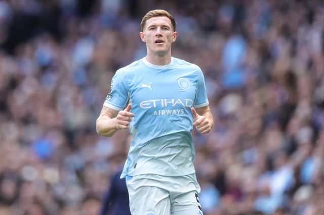 Elliot Anderson of Manchester City during the Premier League match Manchester City vs Coventry City at Etihad Stadium, Manchester, United Kingdom on 05 September 2026

(Photo by Mark Cosgrove/News Images)
