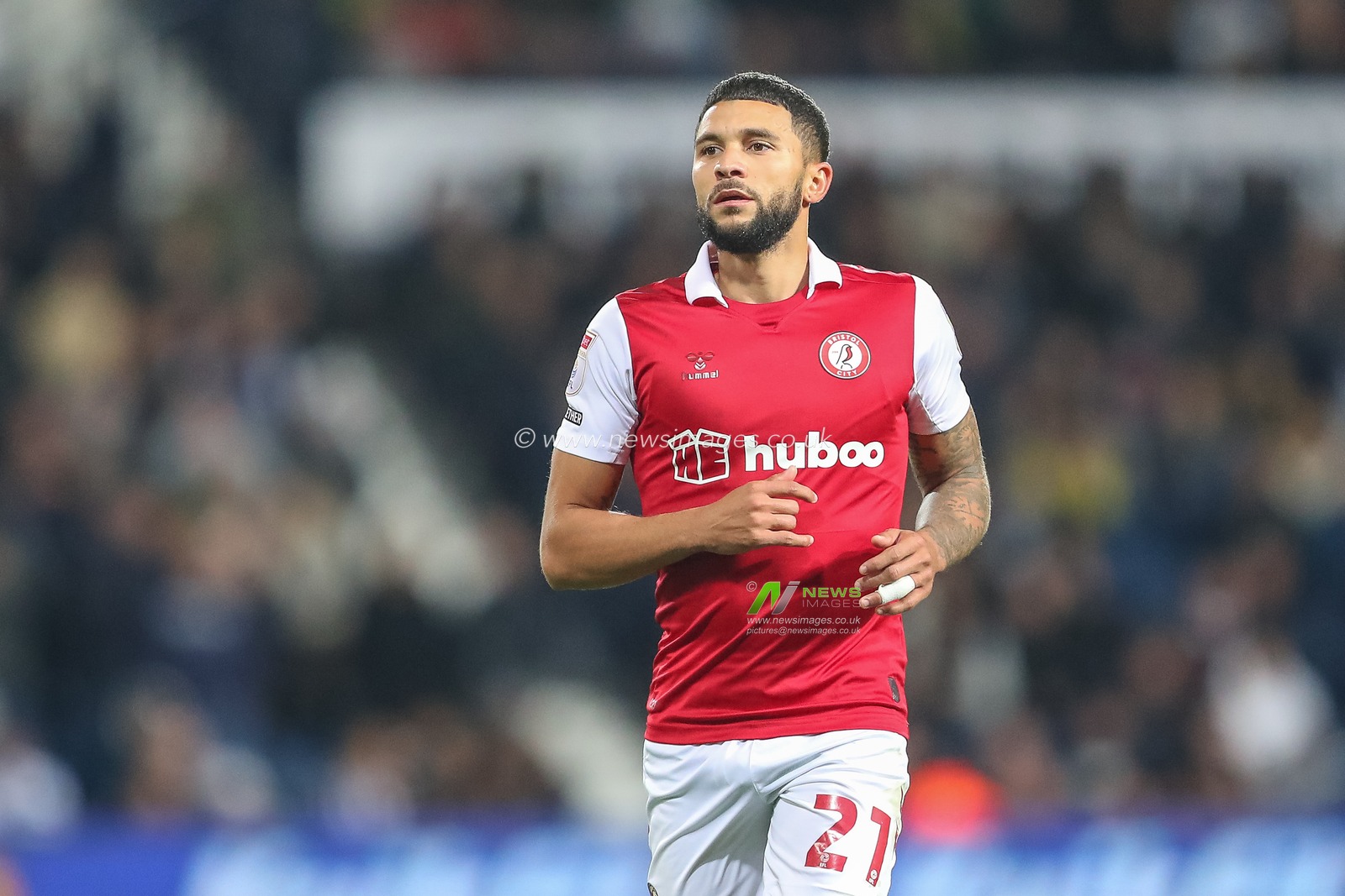Nahki Wells #21 of Bristol City during the Sky Bet Championship match West Bromwich Albion vs Bristol City at The Hawthorns, West Bromwich, United Kingdom, 18th October 2022

(Photo by Gareth Evans/News Images)