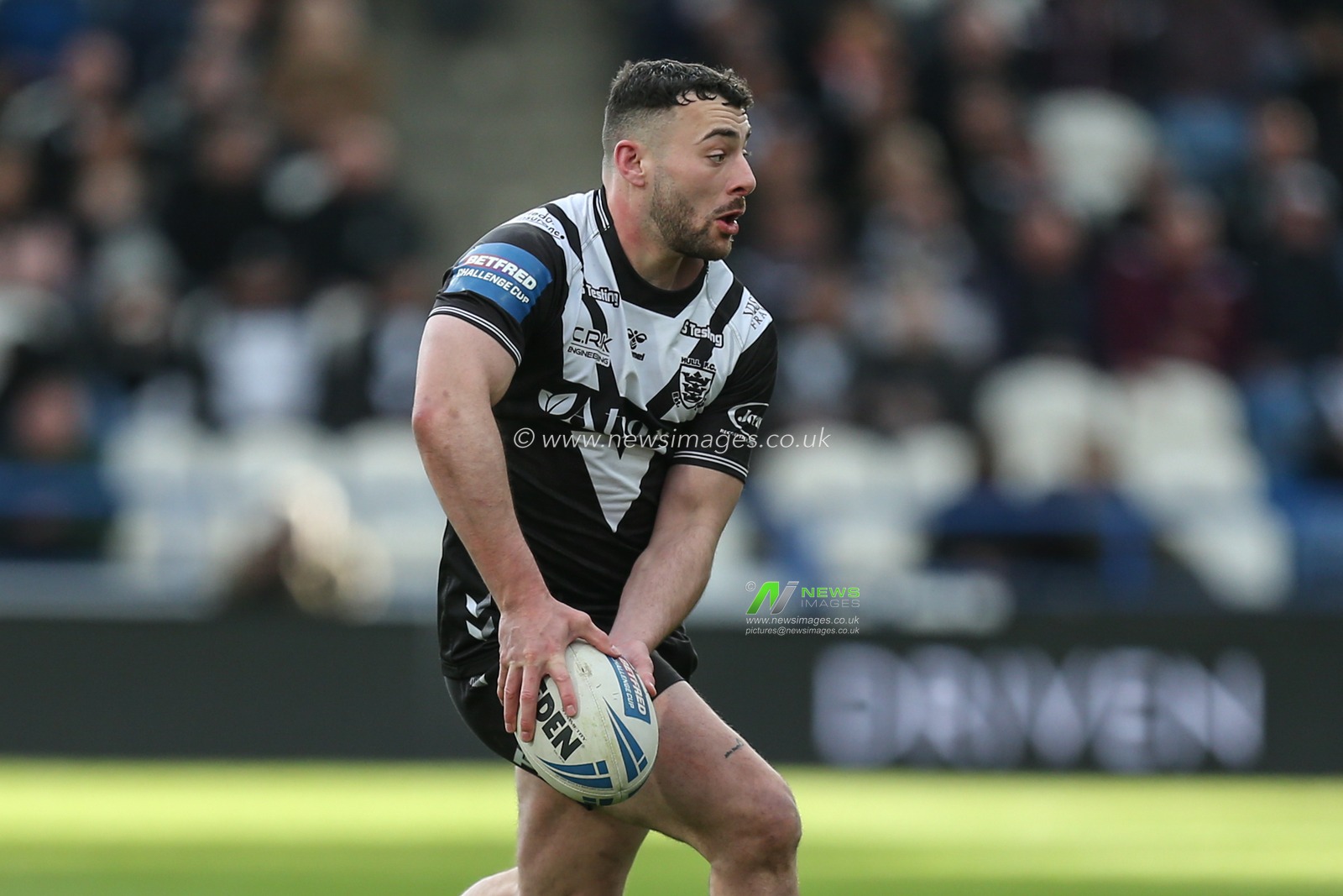 Jake Connor #1 of Hull FC in action during the game