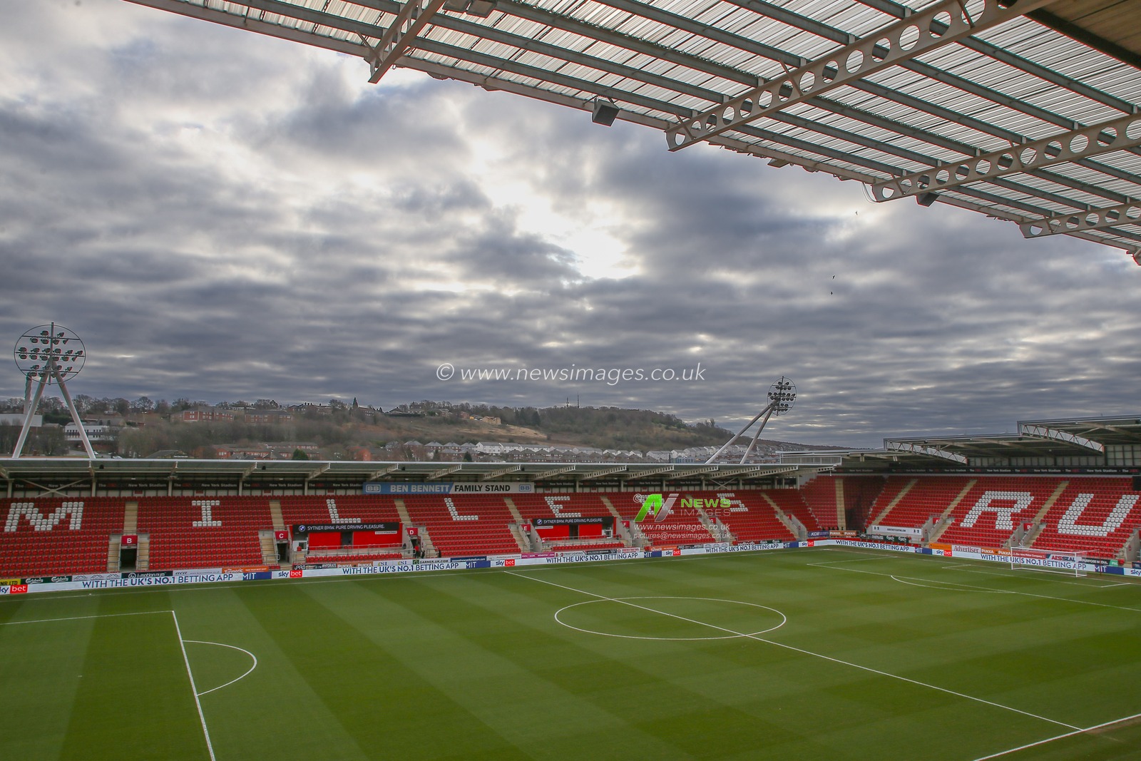 General view inside of New York Stadium, home of Rotherham United ahead of the Sky Bet Championship match Rotherham United vs Sheffield United at New York Stadium, Rotherham, United Kingdom, 4th February 2023

(Photo by Gareth Evans/News Images)