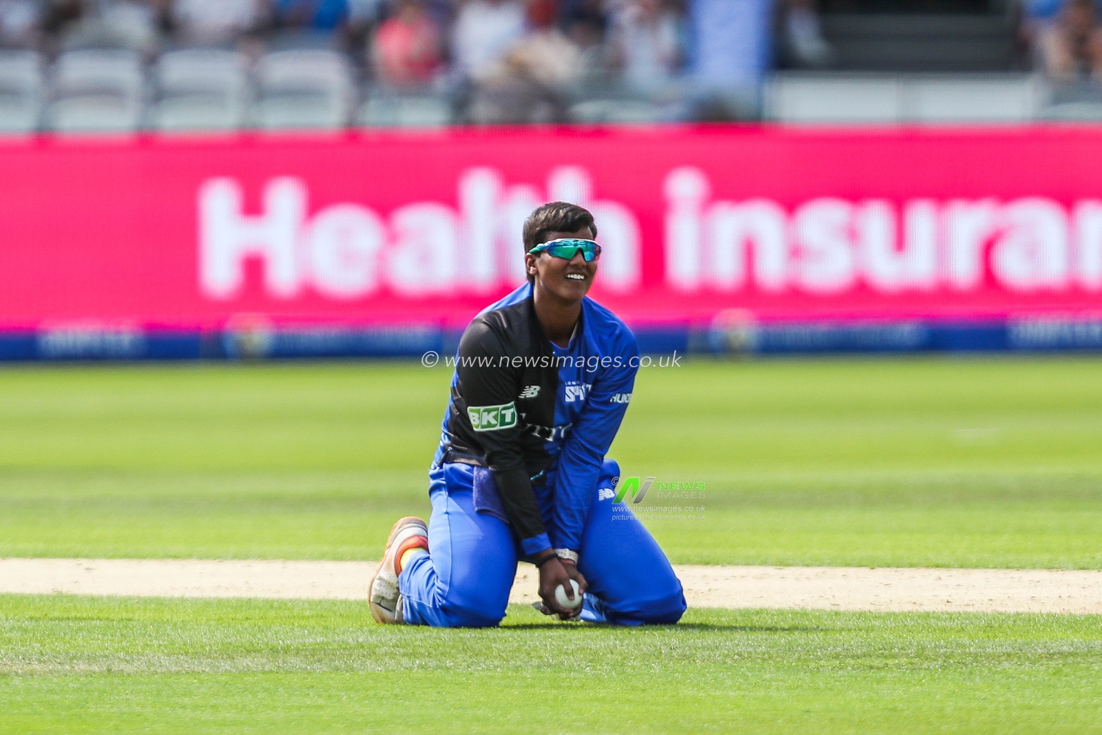 Deepti Sharma of London Spirit celebrates after dismissing Georgia Elwiss of Welsh Fire during the The Hundred Women's Final match Welsh Fire Women vs London Spirit Women at Lords, London, United Kingdom, 18th August 2024

(Photo by Izzy Poles/News Images)