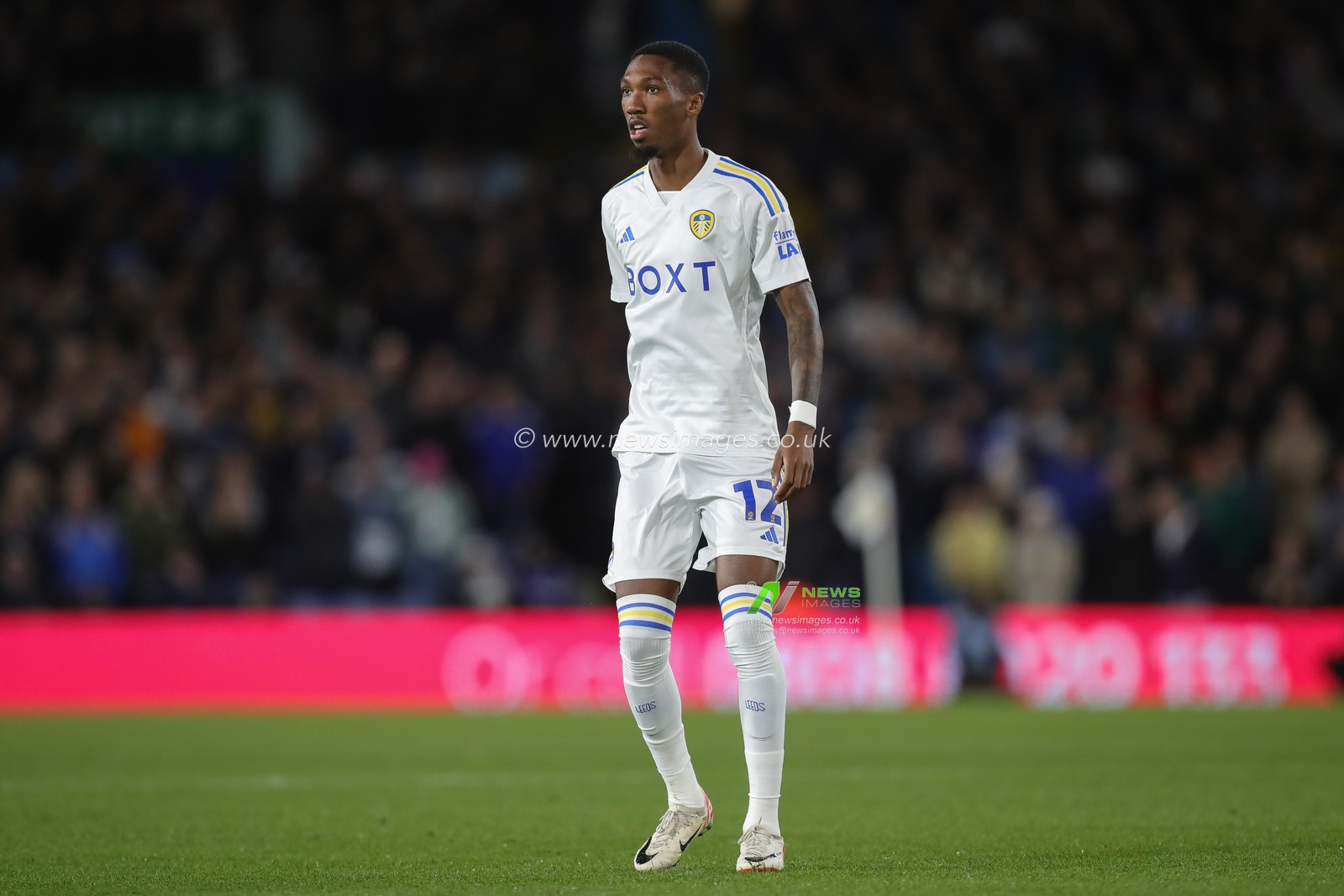 Jaidon Anthony #12 of Leeds United during the Sky Bet Championship match Leeds United vs Queens Park Rangers at Elland Road, Leeds, United Kingdom, 4th October 2023

(Photo by James Heaton/News Images)