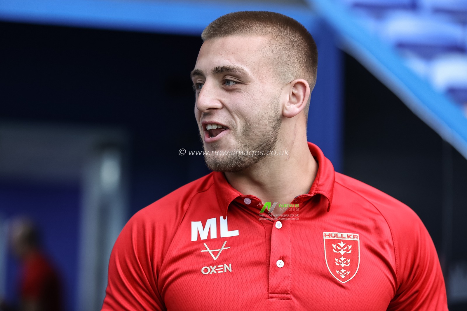 Mikey Lewis of Hull KR arrives during the Betfred Super League Round 20 match Warrington Wolves vs Hull KR at Halliwell Jones Stadium, Warrington, United Kingdom, 2nd August 2024

(Photo by Mark Cosgrove/News Images)