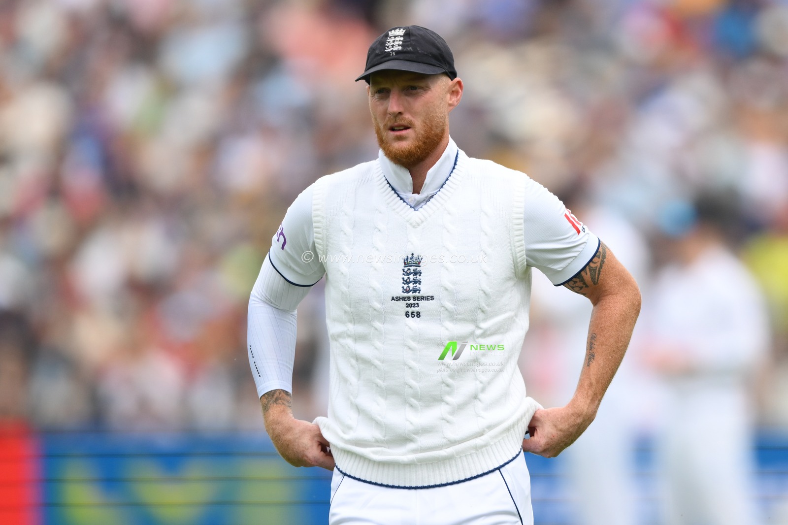 Ben Stokes of England during the LV= Insurance Ashes First Test Series Day 2 England v Australia at Edgbaston, Birmingham, United Kingdom, 17th June 2023

(Photo by Craig Thomas/News Images)