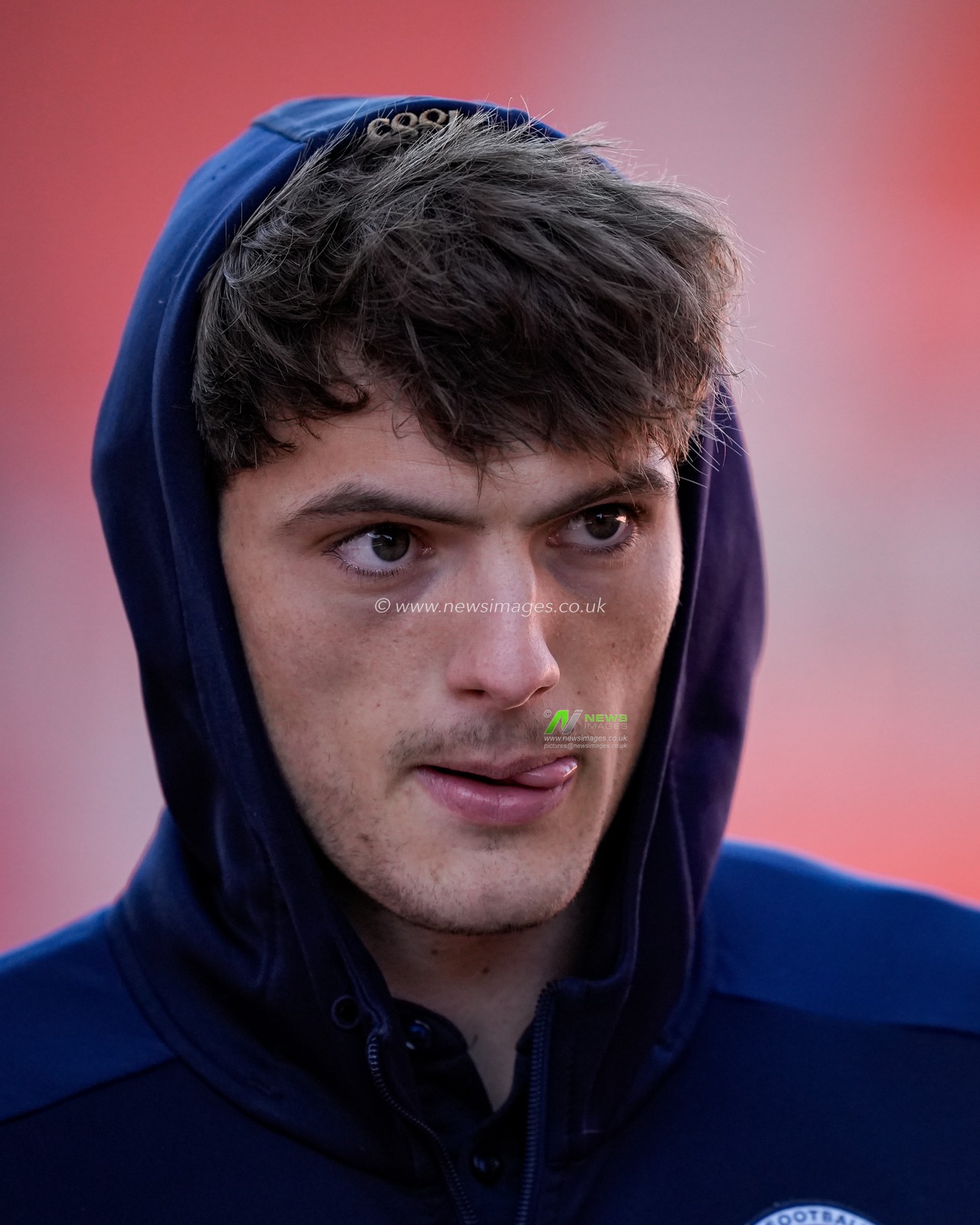 Caleb Taylor of Millwall inspects the pitch prior to kick off during the Sky Bet Championship match Stoke City vs Millwall at Bet365 Stadium, Stoke On Trent, United Kingdom on 21 April 2026

(Photo by Maynard Manyowa/News Images)