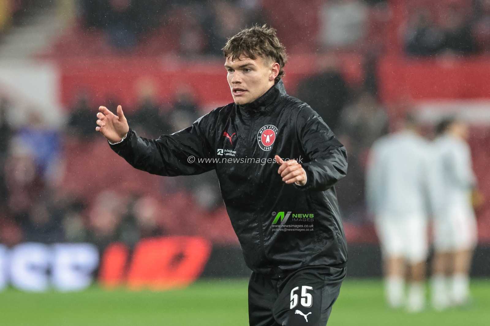 Victor Bak of FC Midtjylland in the pregame warmup session during the UEFA Europa League Last 16 match Nottingham Forest vs FC Midtjylland at City Ground, Nottingham, United Kingdom on 12 March 2026

(Photo by Alfie Cosgrove/News Images)