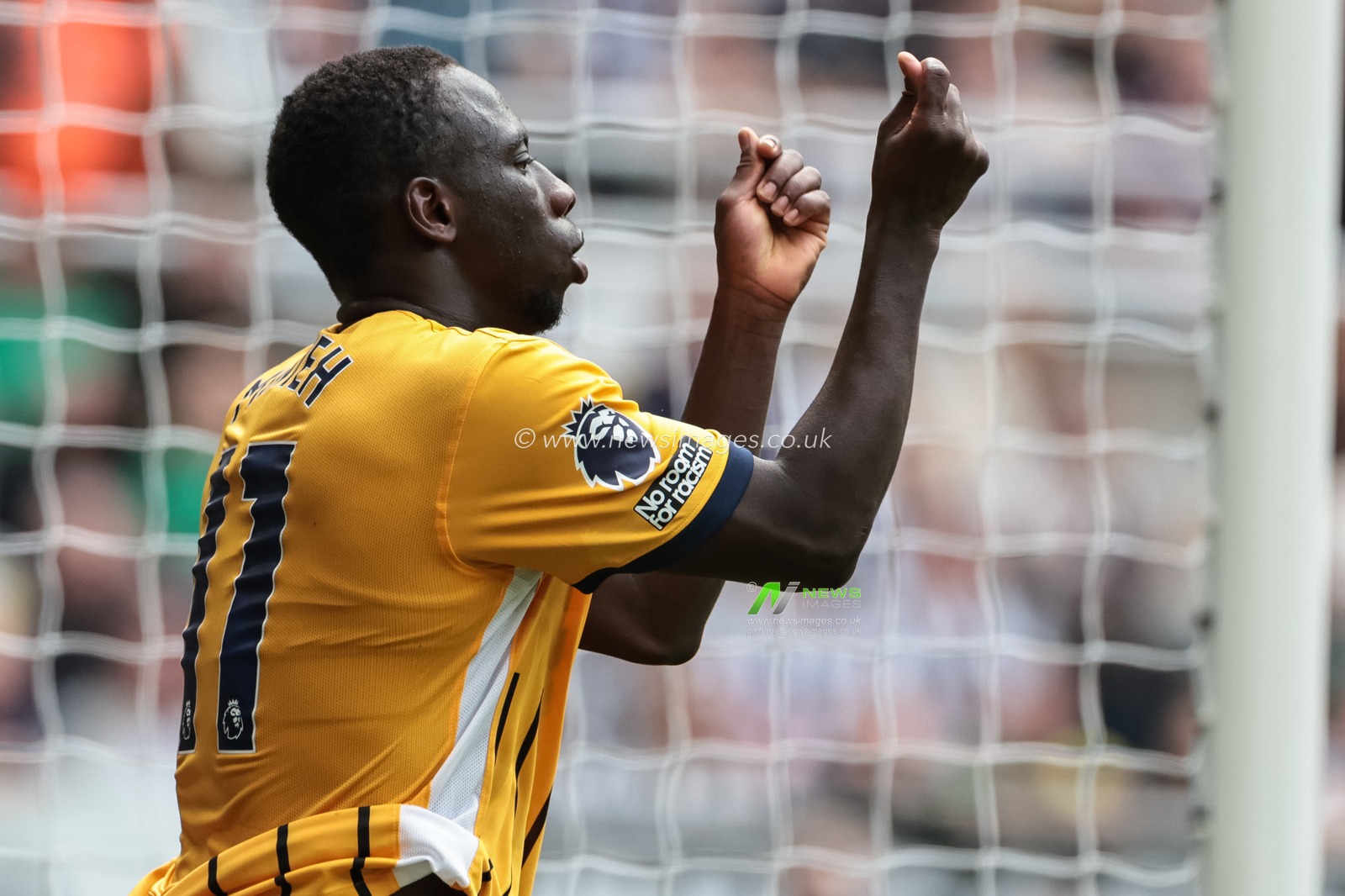 Yankuba Minteh of Brighton & Hove Albion reacts after a missed chance on goal during the Premier League match Newcastle Untied vs Brighton & Hove Albion at St. James's Park, Newcastle, United Kingdom on 02 May 2026

(Photo by Mark Cosgrove/News Images)