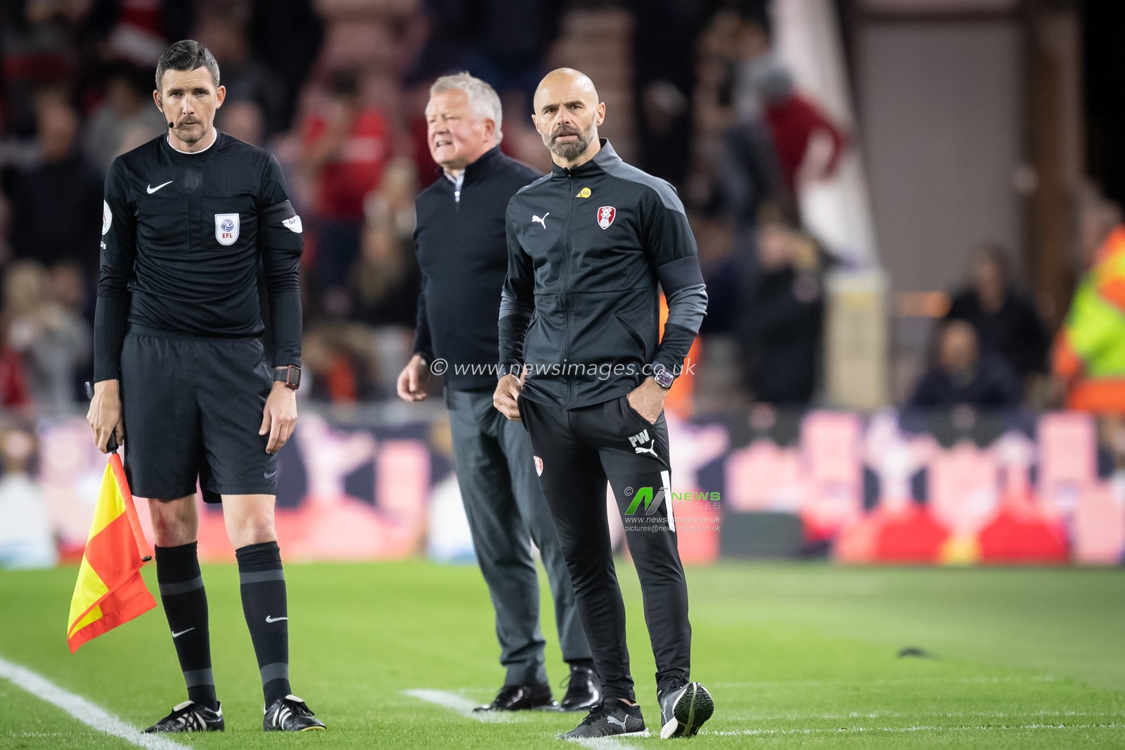 Paul Warne manager of Rotherham United during the Sky Bet Championship match Middlesbrough vs Rotherham United at Riverside Stadium, Middlesbrough, United Kingdom, 17th September 2022

(Photo by James Heaton/News Images)