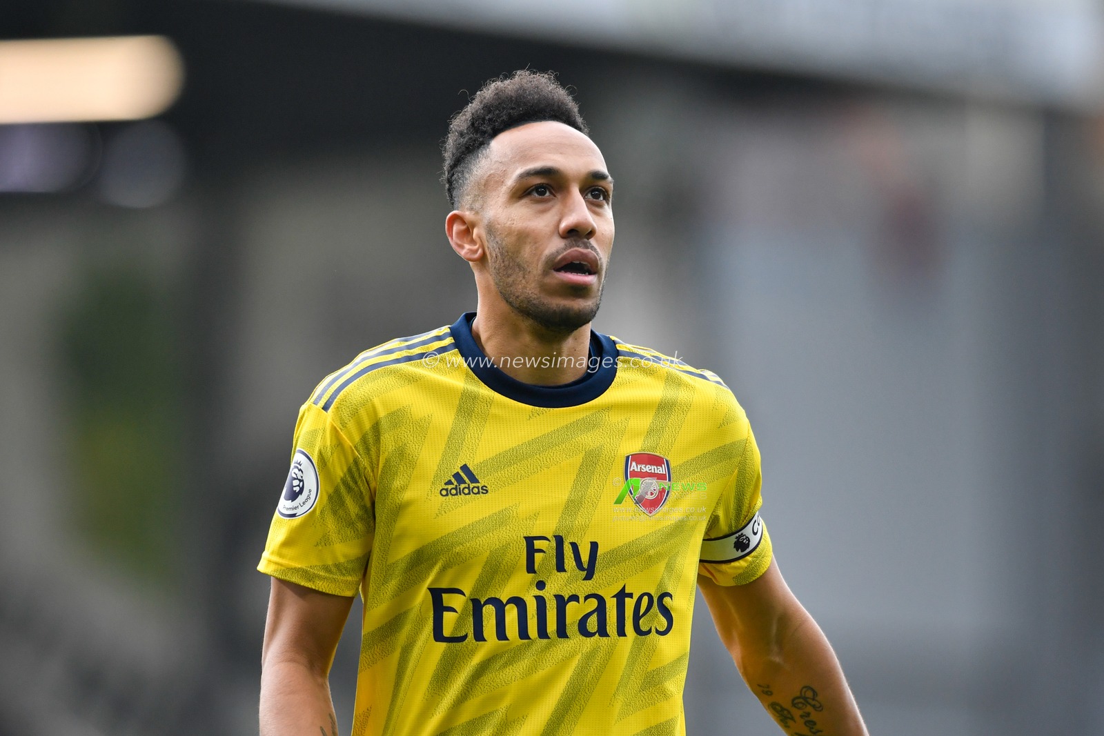 2nd February 2020, Turf Moor, Burnley, England; Premier League, Burnley v Arsenal : Pierre-Emerick Aubameyang (14) of Arsenal in action