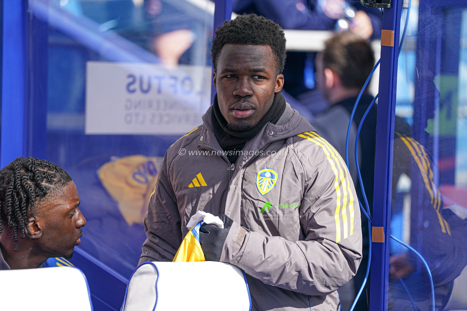 Wilfried Gnonto of Leeds United before the Sky Bet Championship match Queens Park Rangers vs Leeds United at Kiyan Prince Foundation Stadium, London, United Kingdom, 15th March 2025

(Photo by Harvey Murphy/News Images)