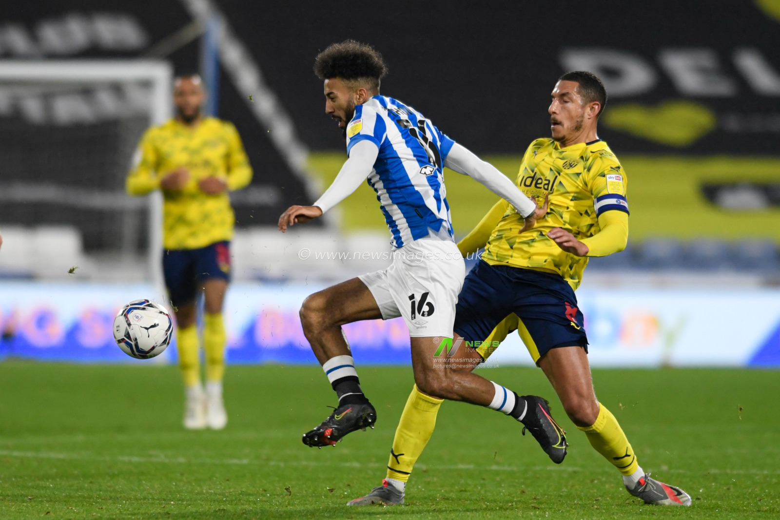 Sorba Thomas #16 of Huddersfield Town in action during the game