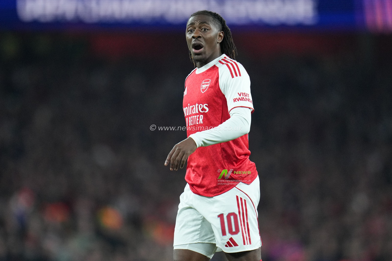 Eberechi Eze of Arsenal during the UEFA Champions League match Arsenal vs Olympiakos FC at Emirates Stadium, London, United Kingdom, 1st October 2025

(Photo by Harvey Murphy/News Images)