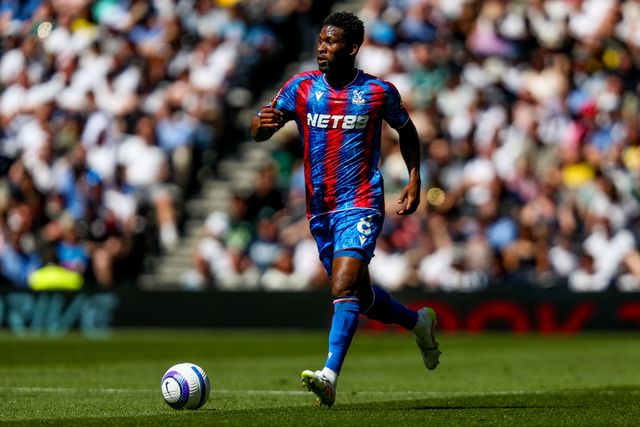 Jefferson Lerma of Crystal Palace runs with the ball during the Premier League match Tottenham Hotspur vs Crystal Palace at Tottenham Hotspur Stadium, London, United Kingdom, 11th May 2025

(Photo by Izzy Poles/News Images)