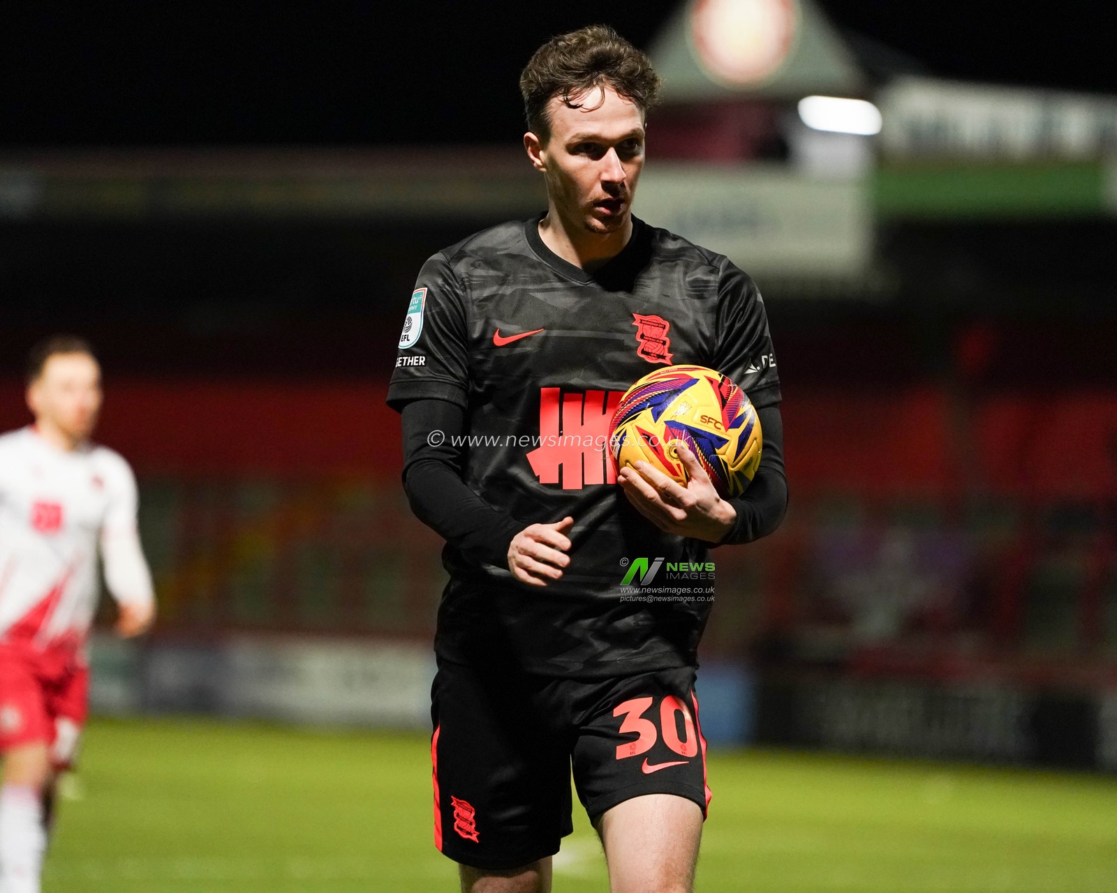 Kieran Dowell in action during the Vertu Trophy Quarter Final match Stevenage vs Birmingham City at Lamex Stadium, Stevenage, United Kingdom, 4th February 2025

(Photo by Harvey Murphy/News Images)