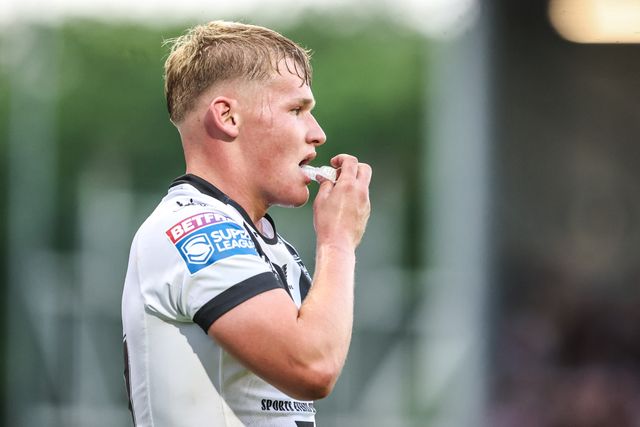 Callum Kemp of Hull FC during the Betfred Super League round 12 match Leigh Leopards vs Hull FC at Leigh Sports Village, Leigh, United Kingdom on 22 May 2026

(Photo by Alfie Cosgrove/News Images)