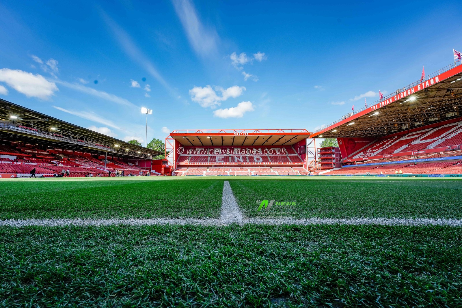 A general view of the pitch and stands during the Premier League match Nottingham Forest vs Burnley at City Ground, Nottingham, United Kingdom on 19 April 2026

(Photo by Maynard Manyowa/News Images)