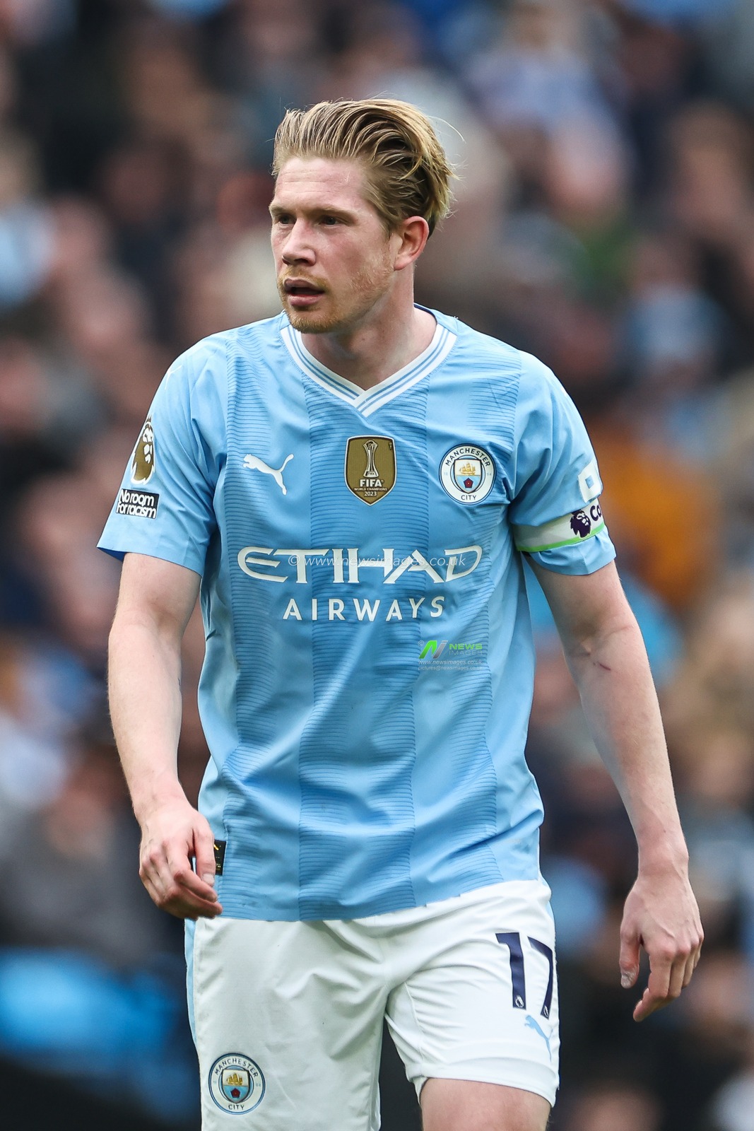 Kevin De Bruyne of Manchester City during the Premier League match Manchester City vs Arsenal at Etihad Stadium, Manchester, United Kingdom, 31st March 2024

(Photo by Mark Cosgrove/News Images)
