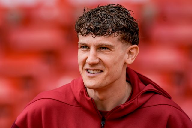 Ryan Yates of Nottingham Forest inspects the pitch prior to kick off during the Premier League match Nottingham Forest vs Aston Villa at City Ground, Nottingham, United Kingdom on 12 April 2026

(Photo by Maynard Manyowa/News Images)