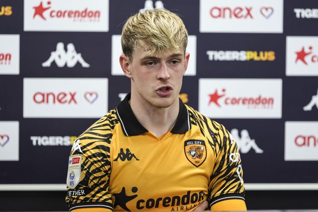 Toby Collyer of Hull City speaks in the post match press conference during the Sky Bet Championship match Hull City vs Coventry City at MKM Stadium, Hull, United Kingdom on 06 April 2026

(Photo by Mark Cosgrove/News Images)