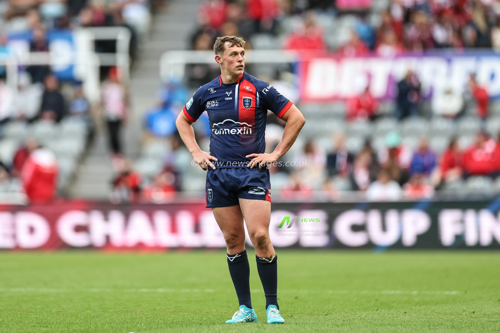 Jack Broadbent of Hull KR during the Betfred Magic Weekend 2025 match Hull KR vs Salford Red Devils at St. James's Park, Newcastle, United Kingdom, 3rd May 2025

(Photo by Mark Cosgrove/News Images)