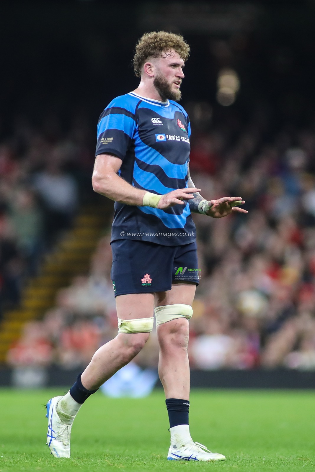 Warner Dearns of Japan during the Quilter Nations Series 2025 match Wales vs Japan at Principality Stadium, Cardiff, United Kingdom, 15th November 2025

(Photo by Andrew Lewis/News Images)

*** GER AUT SUI OUT ***