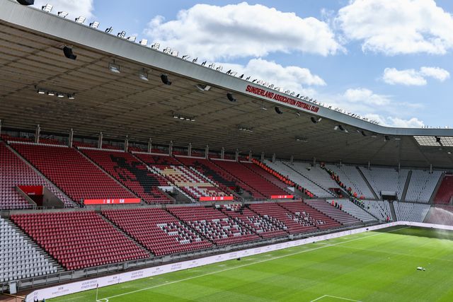 A general view of Stadium of Light ahead of the Premier League match Sunderland vs Tottenham Hotspur at Stadium Of Light, Sunderland, United Kingdom on 12 April 2026

(Photo by Alfie Cosgrove/News Images)