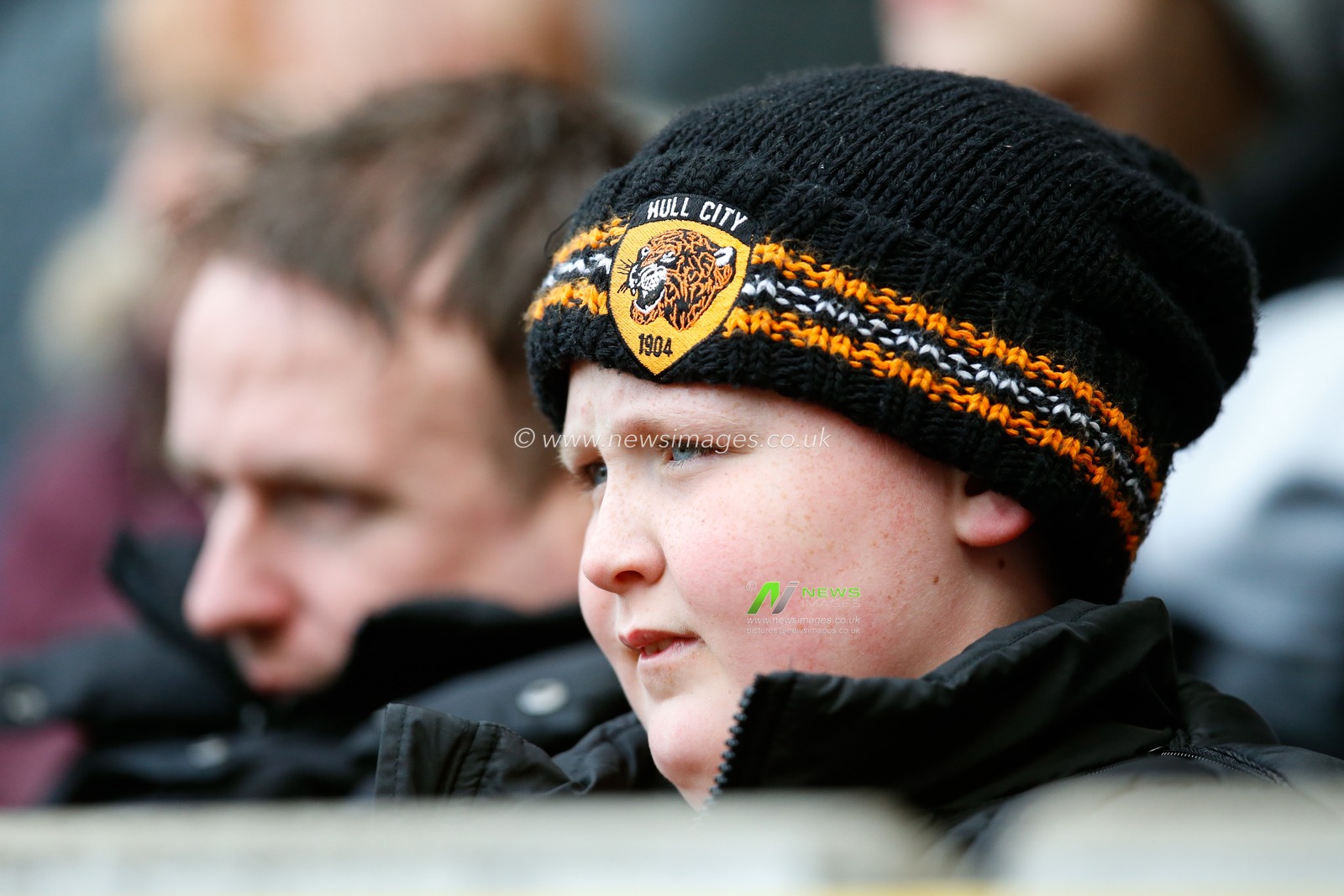 A fan of Hull City during the Sky Bet Championship match Hull City vs Millwall at MKM Stadium, Hull, United Kingdom, 10th April 2023

(Photo by Ben Early/News Images)