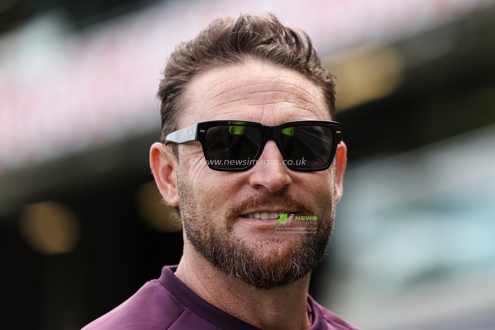 Brendon McCullum head coach of England Romario Shepherd of West Indies during the 1st Metro Bank ODI England vs West Indies at Edgbaston, Birmingham, United Kingdom, 29th May 2025

(Photo by Mark Cosgrove/News Images)